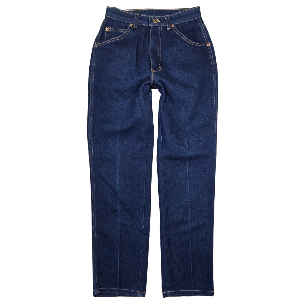 Vintage Lee Jeans Womens 10 Petite Dark Wash High Rise Mom Retro Chic‎ Casual